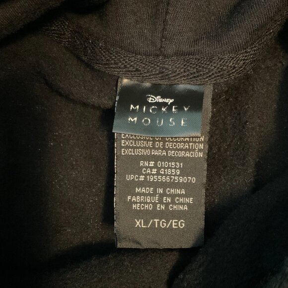 Disney Halloween Hoodie Mickey Mouse Size XL Unisex - Picture 5 of 6